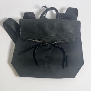 Botkier Trigger Mini Nylon‎ Backpack - Black NWT Zippers
